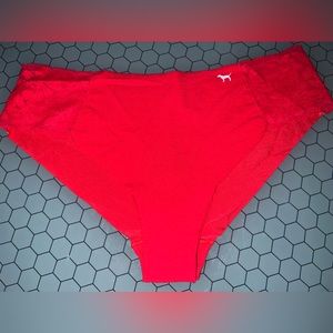 Pink cheekster panties red